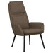 Relaxstoel stof taupe