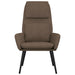 Relaxstoel stof taupe