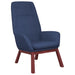 Relaxstoel stof blauw