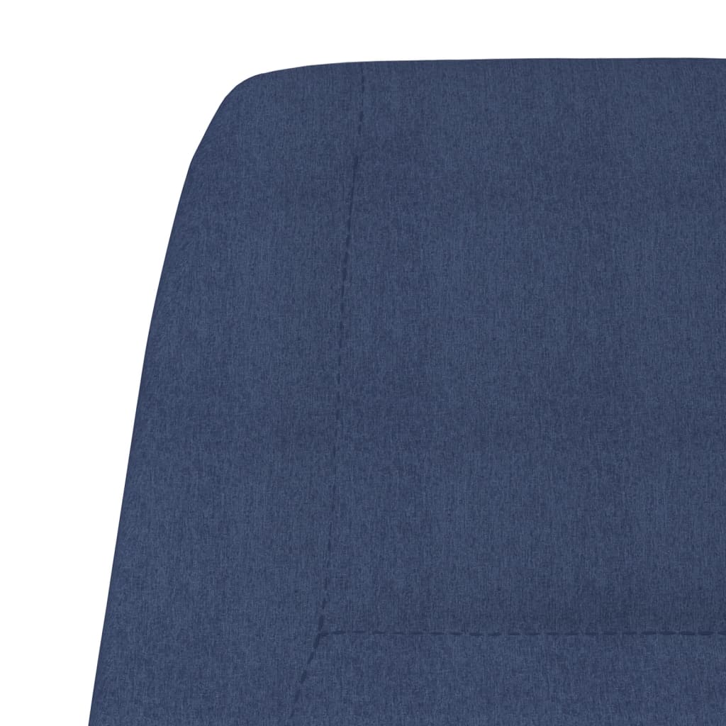 Relaxstoel stof blauw