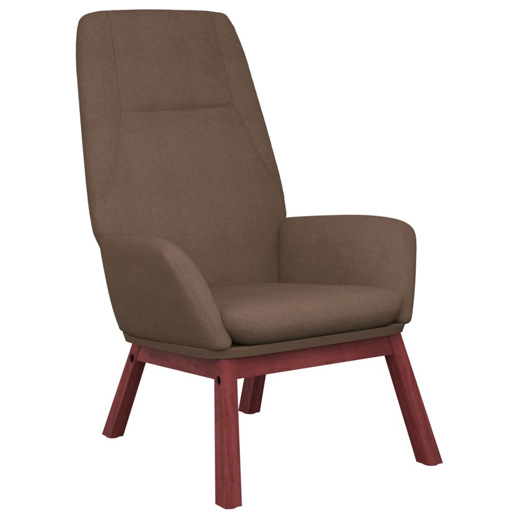 Relaxstoel stof taupe