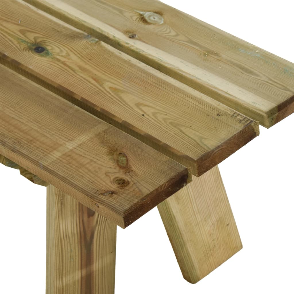 Tuinbank 220 cm geïmpregneerd massief grenenhout