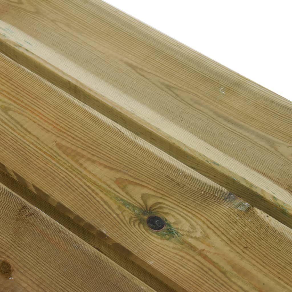 Tuinbank 220 cm geïmpregneerd massief grenenhout