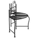 Boombank 150 cm staal zwart