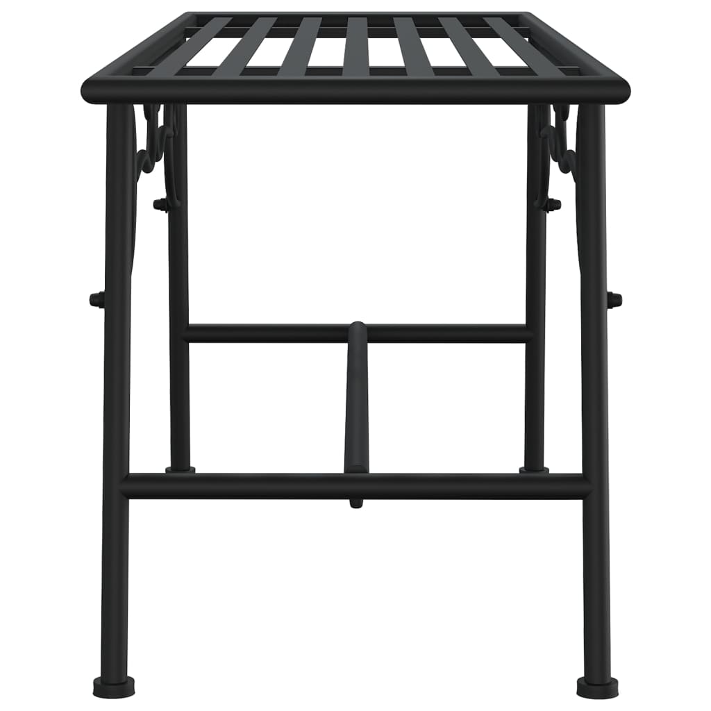 Boombank 110 Cm Staal Zwart