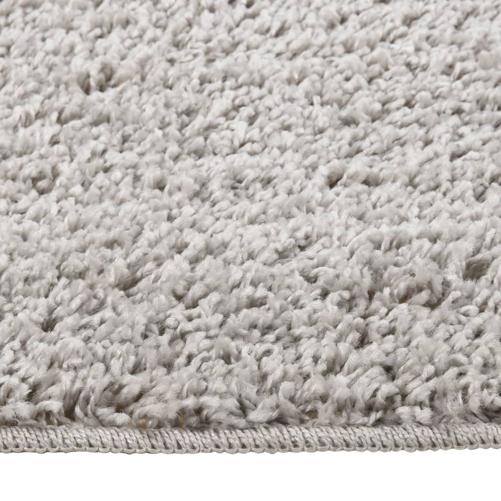 Vloerkleed shaggy anti-slip 160x230 cm lichtgrijs