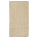 Vloerkleed shaggy anti-slip 80x150cm crèmekleurig