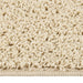 Vloerkleed shaggy anti-slip 80x150cm crèmekleurig