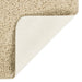 Vloerkleed shaggy anti-slip 80x150cm crèmekleurig