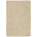 Vloerkleed shaggy anti-slip 140x200 cm crèmekleurig