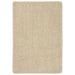 Vloerkleed shaggy anti-slip 160x230 cm crèmekleurig