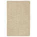 Vloerkleed shaggy anti-slip 200x290 cm crèmekleurig