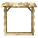 Pergola's met dak 3 st 100x90x100 cm geïmpregneerd grenenhout