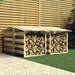 Pergola's met dak 4 st 100x90x100 cm geïmpregneerd grenenhout