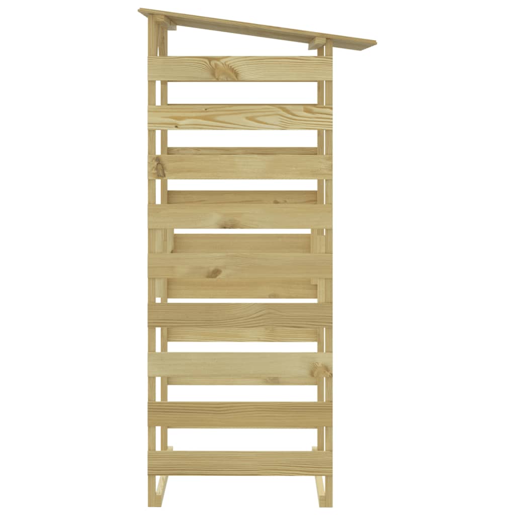 Pergola's met dak 4 st 100x90x200 cm geïmpregneerd grenenhout