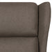 Fauteuil verstelbaar stof bruin