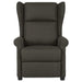 Fauteuil verstelbaar stof taupe