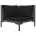 Tuinbank Met Kussens Halfrond Poly Rattan 1 Hoekbank