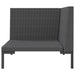 Tuinbank Met Kussens Halfrond Poly Rattan 1 Hoekbank