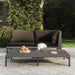 Tuinbank Met Kussens Halfrond Poly Rattan 1 Hoekbank
