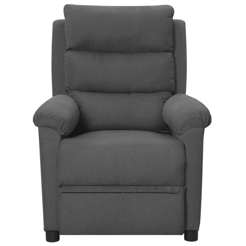 Fauteuil verstelbaar stof donkergrijs