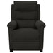 Fauteuil verstelbaar stof zwart