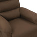 Fauteuil verstelbaar stof bruin