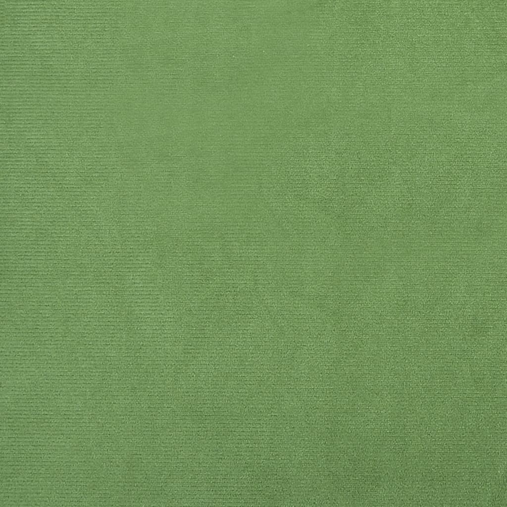 Fauteuil verstelbaar fluweel lichtgroen
