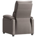 Fauteuil verstelbaar stof taupe