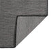 Buitenkleed platgeweven 80x150 cm grijs