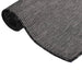 Buitenkleed platgeweven 100x200 cm grijs