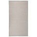 Buitenkleed platgeweven 80x150 cm lichtgrijs