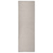 Buitenkleed platgeweven 80x250 cm lichtgrijs