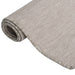 Buitenkleed platgeweven 80x250 cm lichtgrijs
