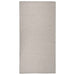 Buitenkleed platgeweven 100x200 cm lichtgrijs