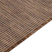Buitenkleed platgeweven 80x250 cm bruin
