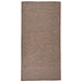 Buitenkleed platgeweven 100x200 cm bruin