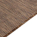 Buitenkleed platgeweven 100x200 cm bruin