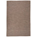 Buitenkleed platgeweven 120x170 cm bruin