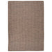 Buitenkleed platgeweven 140x200 cm bruin