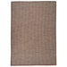 Buitenkleed platgeweven 160x230 cm bruin