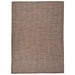 Buitenkleed platgeweven 200x280 cm bruin