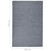 Buitenkleed platgeweven 120x170 cm blauw