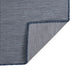 Buitenkleed platgeweven 140x200 cm blauw