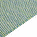 Buitenkleed platgeweven 80x250 cm turquoise