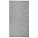 Buitenkleed platgeweven 80x150 cm bruin en blauw