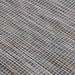 Buitenkleed platgeweven 80x250 cm bruin en blauw