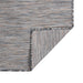 Buitenkleed platgeweven 100x200 cm bruin en blauw