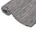 Buitenkleed platgeweven 100x200 cm bruin en blauw