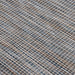 Buitenkleed platgeweven 120x170 cm bruin en blauw